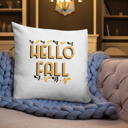 Hello Fall Premium Pillow