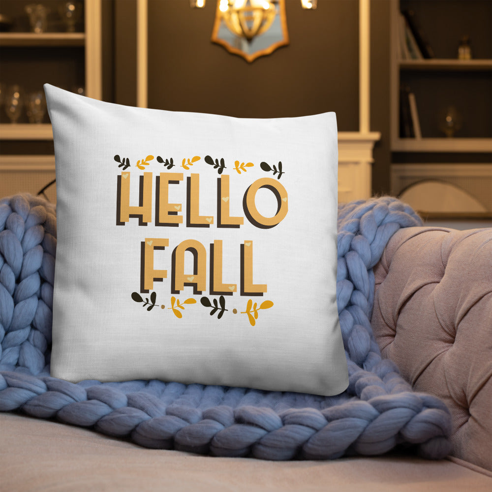 Hello Fall Premium Pillow