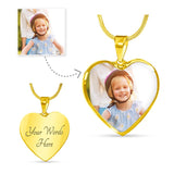 Customizable Heart Necklace