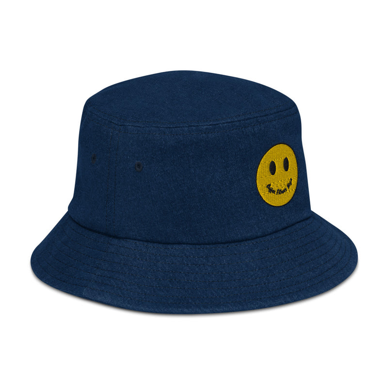 CFY Smiley Denim bucket hat