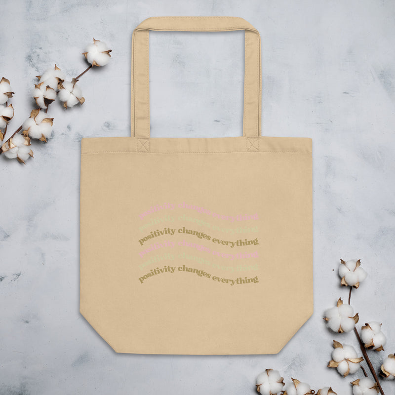 Positivity Changes Everything Eco Tote Bag (Neutral)