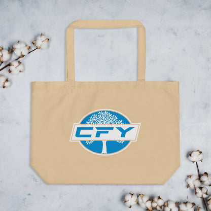 Large organic tote bag