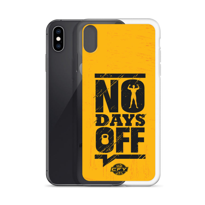 No Days Off iPhone Case 8 Plus