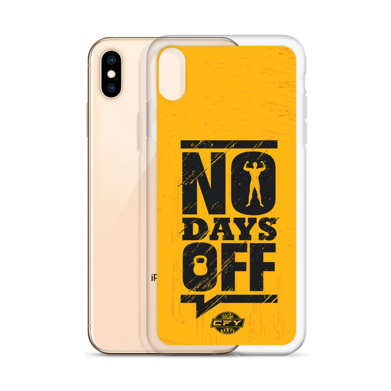 No Days Off iPhone Case Customise