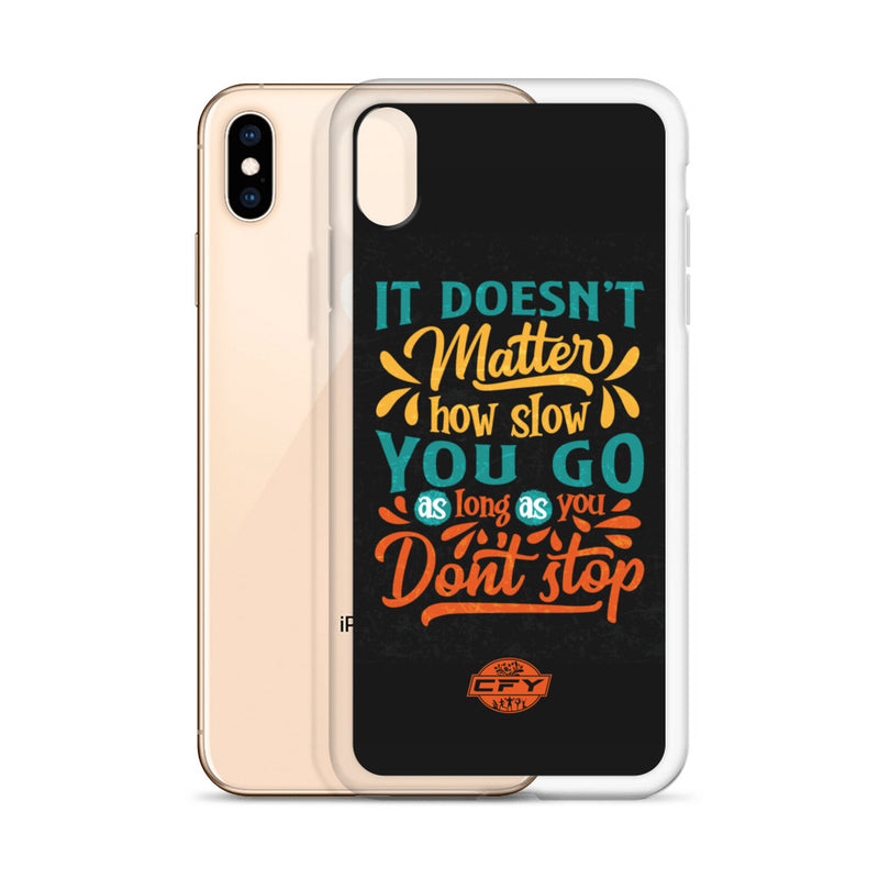 Don't Stop iPhone Case Customise