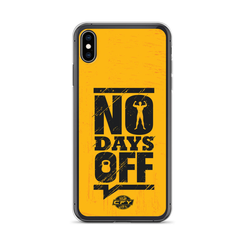 No Days Off iPhone Case 8
