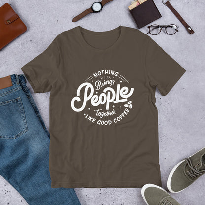 Good Coffee Unisex Coffee Shirts
