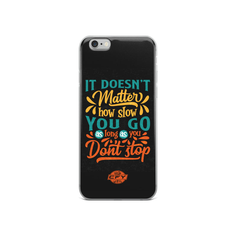 Don't Stop iPhone Case 8