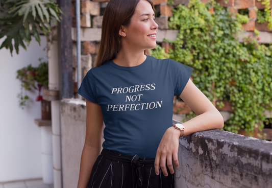 Progress Not Perfection Unisex organic cotton t-shirt