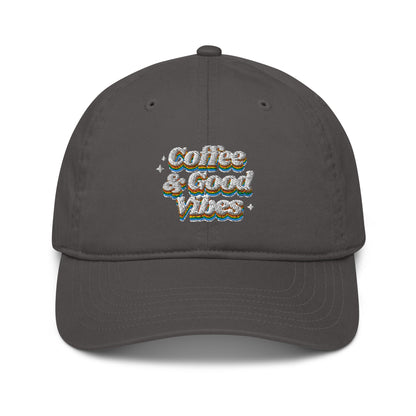 Coffee & Good Vibes Organic dad hat