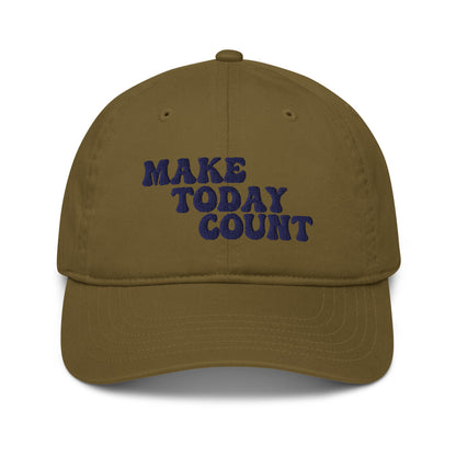 Make Today Count Organic dad hat (Blue)