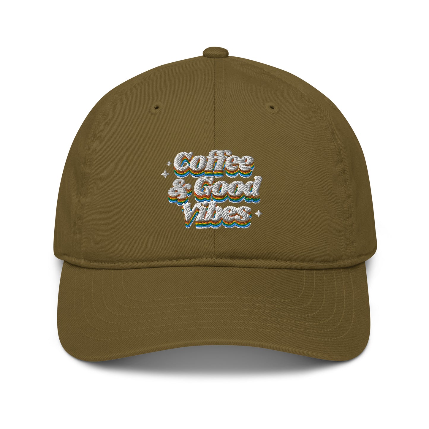 Coffee & Good Vibes Organic dad hat