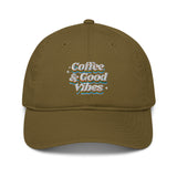 Coffee & Good Vibes Organic dad hat