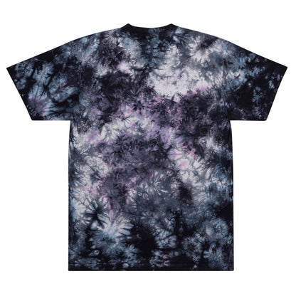 Make Today Count Oversized tie-dye t-shirt
