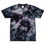 Make Today Count Oversized tie-dye t-shirt (Green)