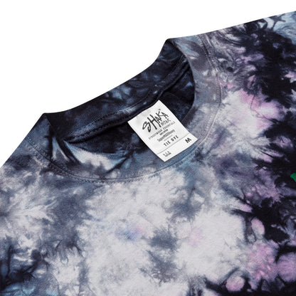 Make Today Count Oversized tie-dye t-shirt (Green)