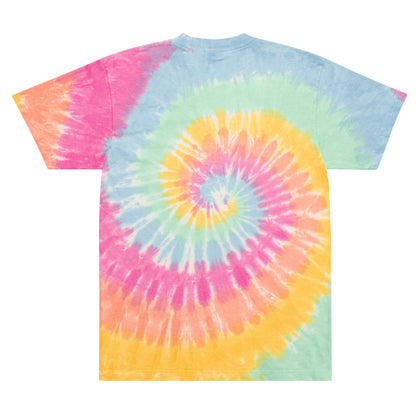 Make Today Count Oversized tie-dye t-shirt