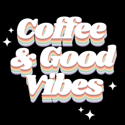 Coffee & Good Vibes Stainless steel tumbler