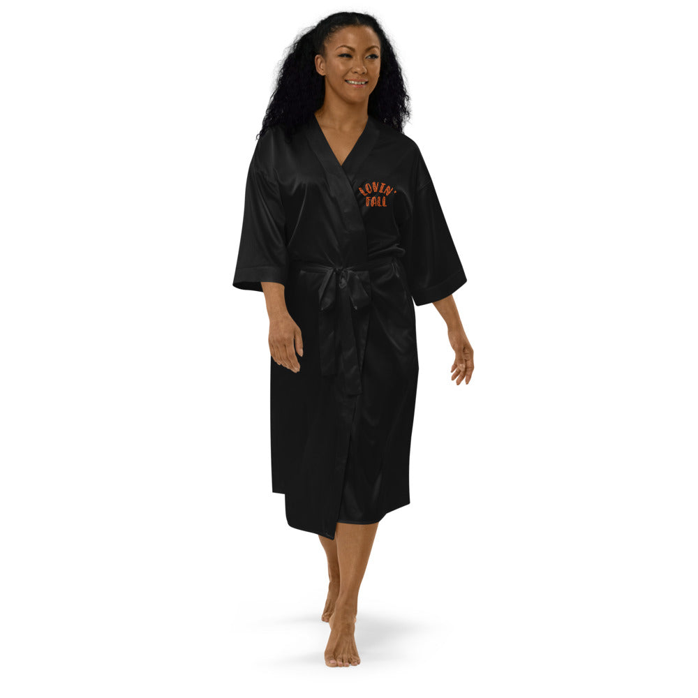 Lovin' Fall Satin robe