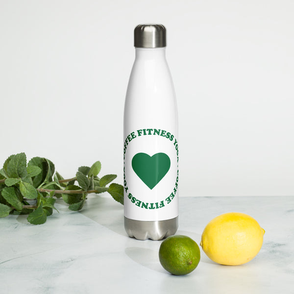 CFY Cares Green Stainless Steel Water Bottle