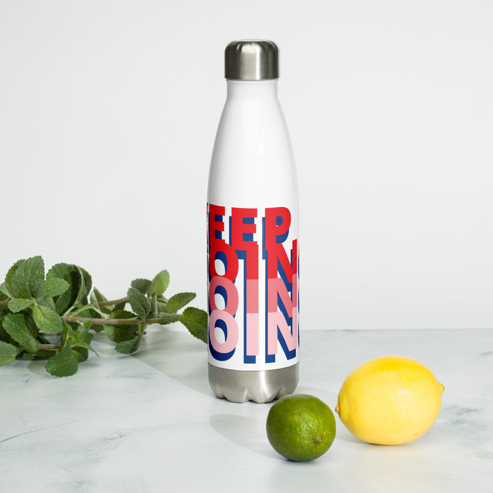Keep Going Stainless Steel Water Bottle