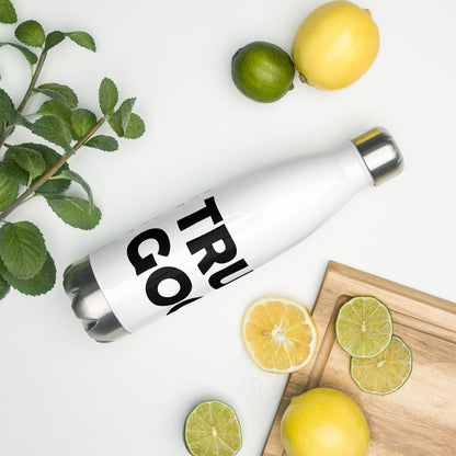 Be True Be Good Stainless Steel Water Bottle (Black)