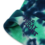 Make Today Count Tie-dye beanie (Blue)
