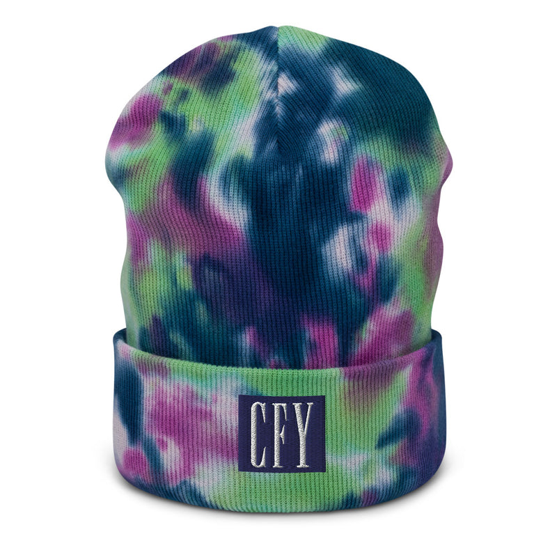 CFY Logo 2.0 Tie-dye beanie