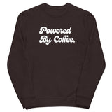 Powered By Coffee Unisex eco sweatshirt (White)