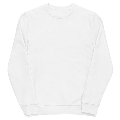 Powered By Coffee Unisex eco sweatshirt (White)