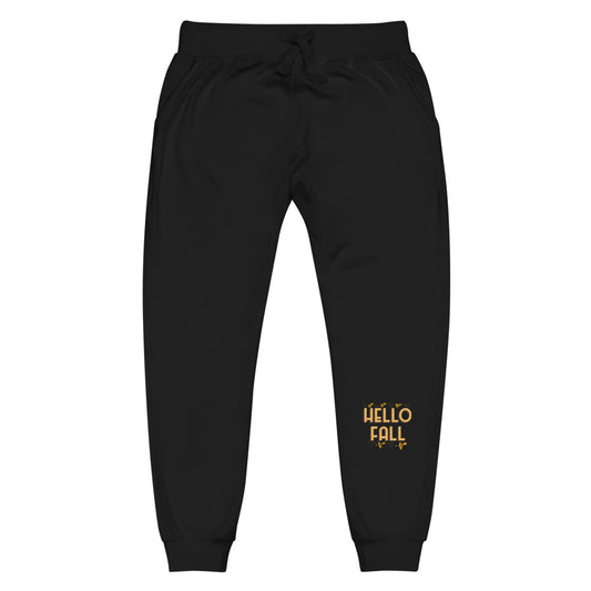 Hello Fall Unisex fleece sweatpants
