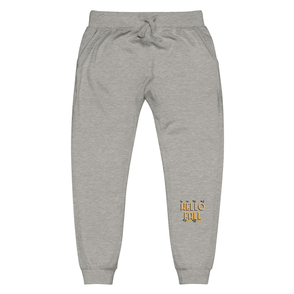 Hello Fall Unisex fleece sweatpants