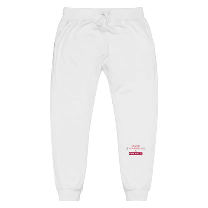Make Yourself A Priority Unisex fleece sweatpants