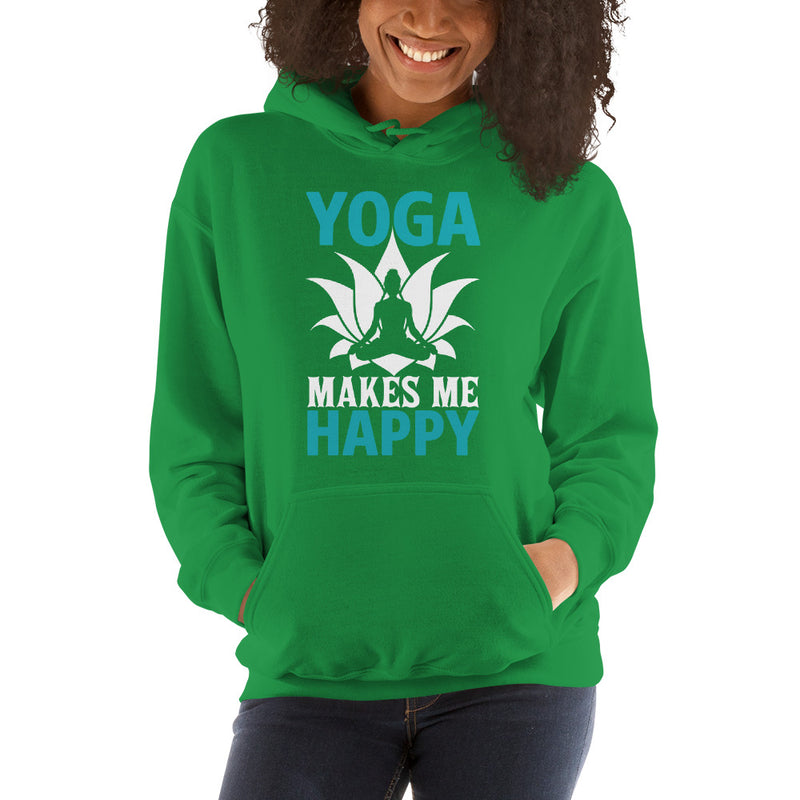 Yoga Makes Me Happy Women's Hoodie