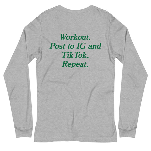 Post to IG and TikTok Unisex Long Sleeve Tee