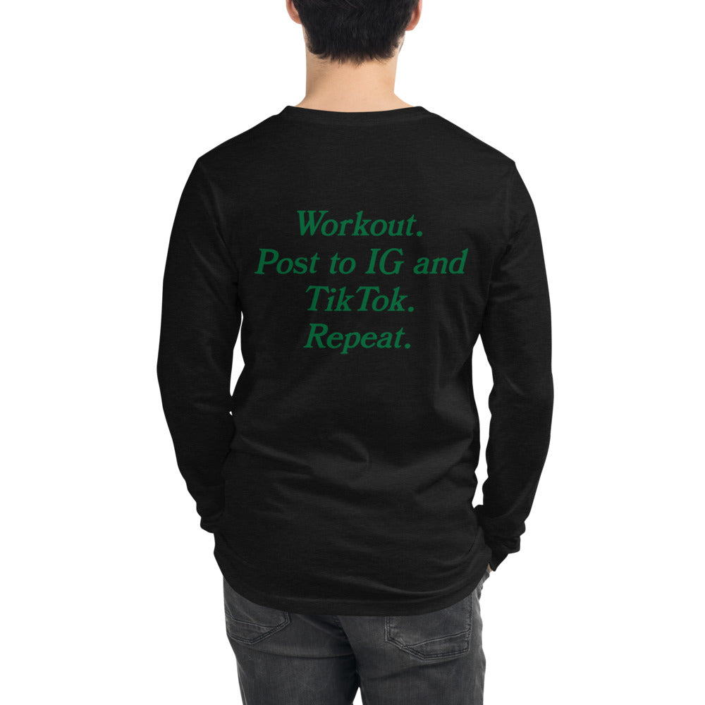 Post to IG and TikTok Unisex Long Sleeve Tee