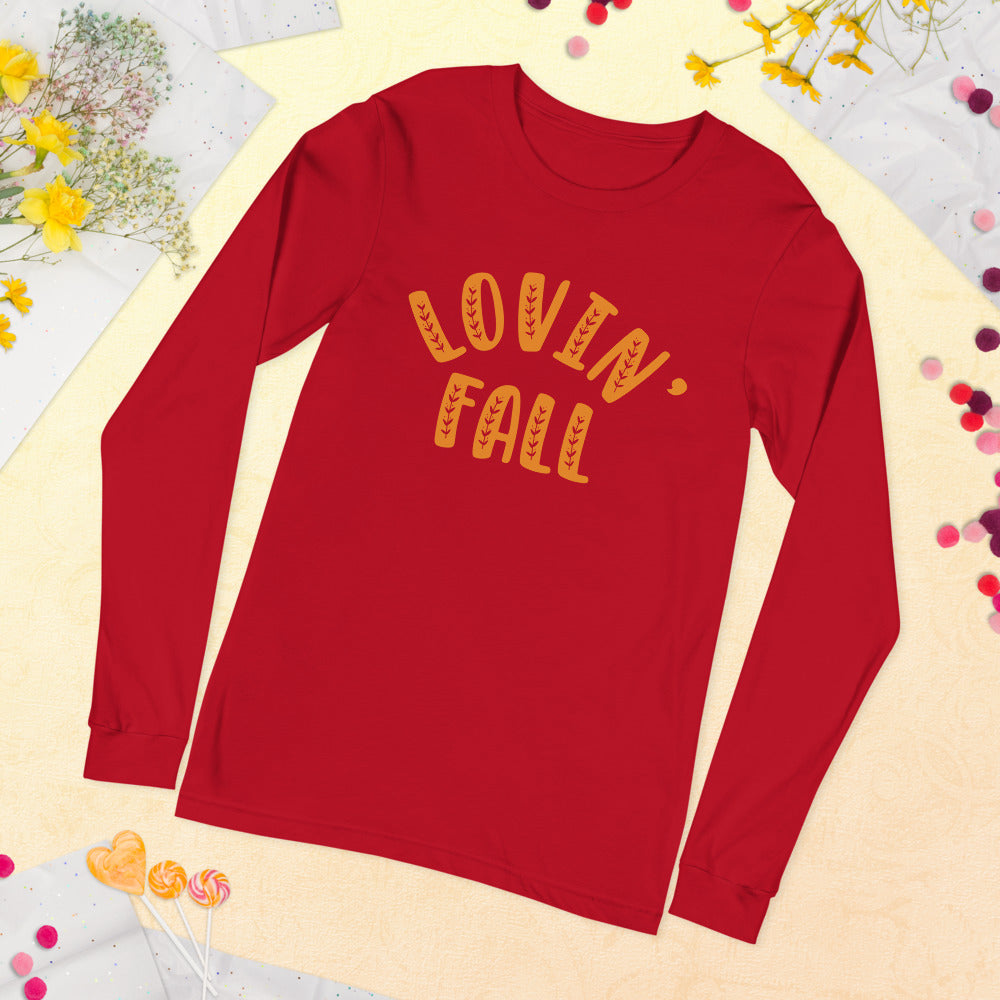 Lovin' Fall Unisex Long Sleeve Tee