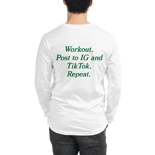 Post to IG and TikTok Unisex Long Sleeve Tee