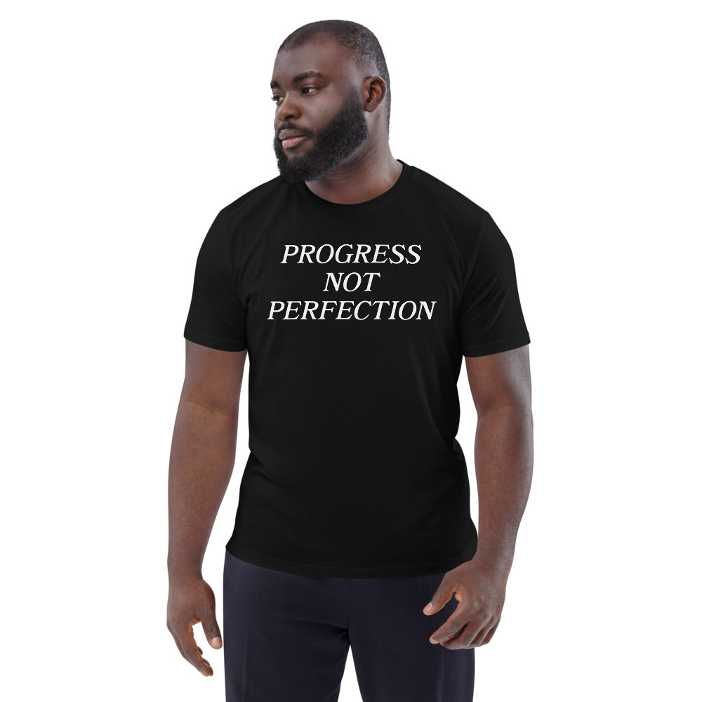 Progress Not Perfection Unisex organic cotton t-shirt