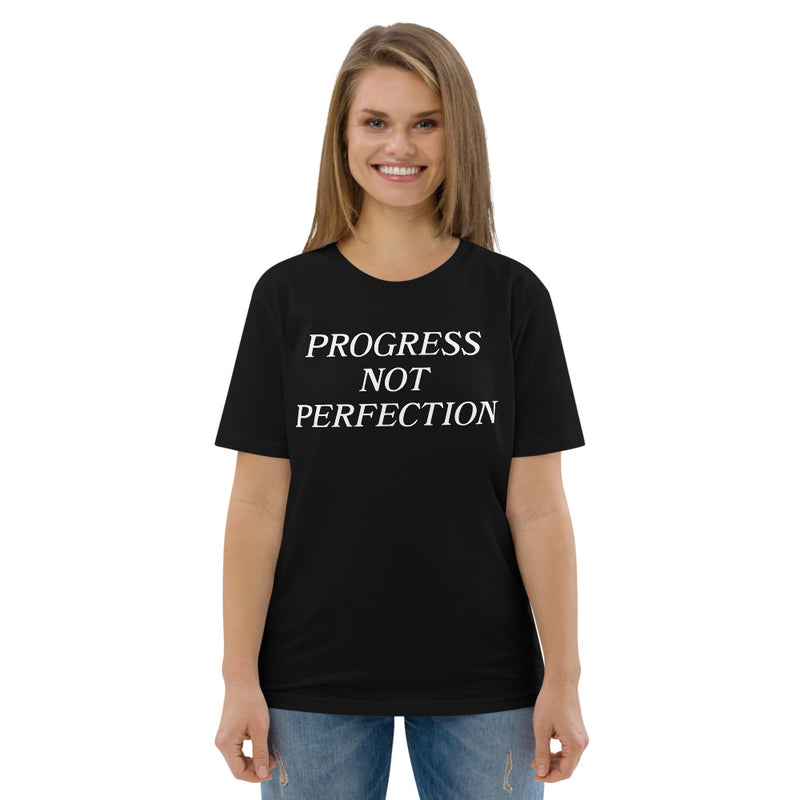 Progress Not Perfection Unisex organic cotton t-shirt
