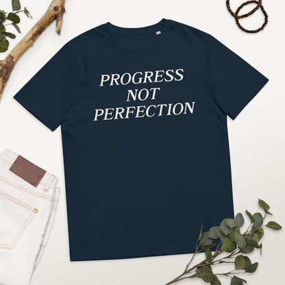 Progress Not Perfection Unisex organic cotton t-shirt