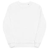 Powered By Coffee Unisex organic sweatshirt (White)