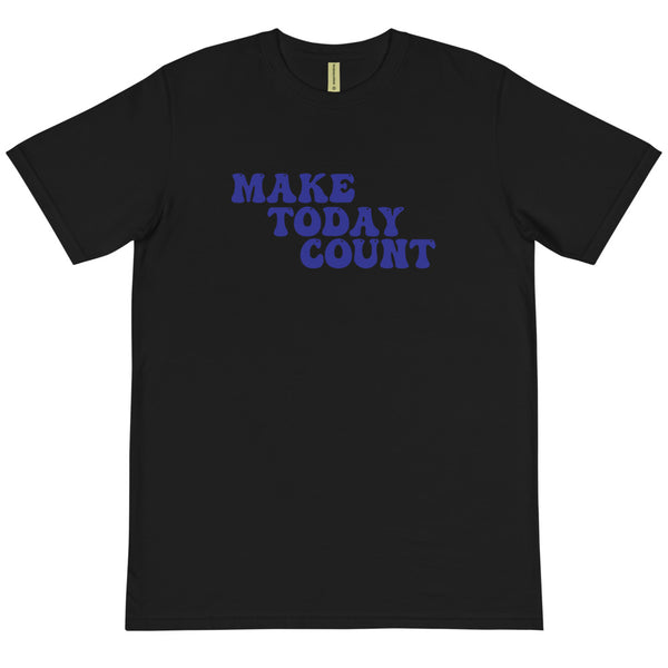 Make Today Count Organic T-Shirt (Blue)