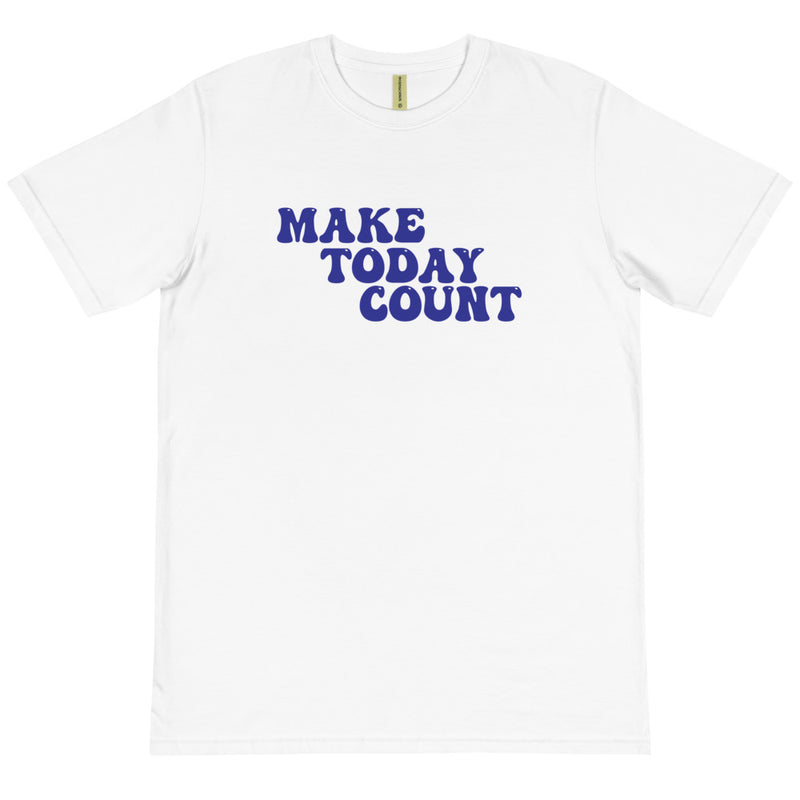 Make Today Count Organic T-Shirt (Blue)