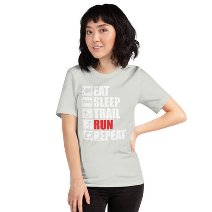 Eat Sleep Trail Run Repeat Short-Sleeve Women's T-Shirt