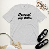 Powered By Coffee Unisex recycled t-shirt (Black)