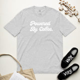 Powered By Coffee Unisex recycled t-shirt (White)