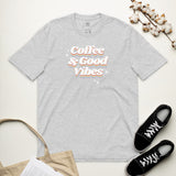 Coffee & Good Vibes Unisex recycled t-shirt