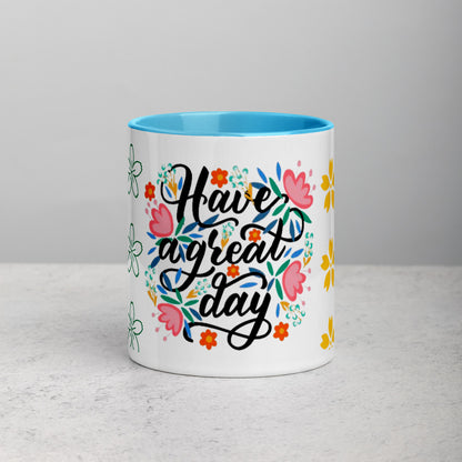 Have A Nice Day Mug with Color Inside