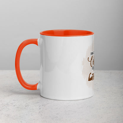 Drink Good Coffee Lift Heavy Things Mug with Color Inside